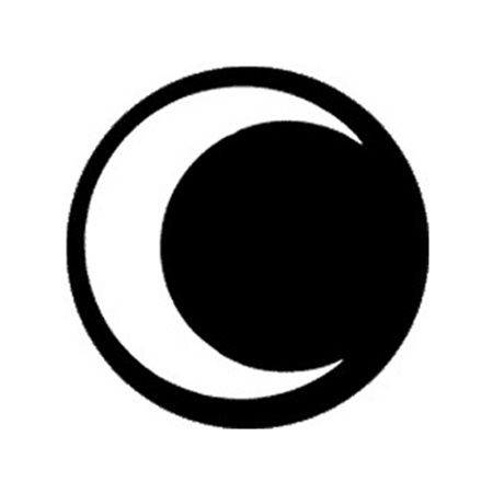 Gobo ROSCO DHA 77154 Half moon - Taille A (100 mm)