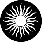 Gobo ROSCO DHA 79177 Grecian sun - Taille A (100 mm)
