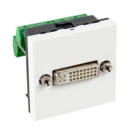 Module MOSAIC LEGRAND 1 DVI-I femelle/femelle - 2 modules