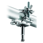 MAC4462 - Collier alu chromé AVENGER embout mâle 5/8'' - 16mm pour tube 50mm