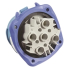 Connecteur mâle MARECHAL bleu 50A mono 230V 1P+N+T