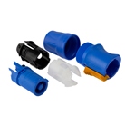 Fiche mâle d'arrivée secteur NEUTRIK powerCON bleue 20A 250V 