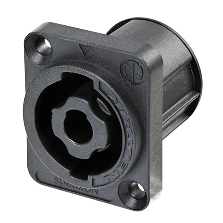 Embase speakON mâle série D 4 points (maximum 50 A) NEUTRIK NL4MPXX