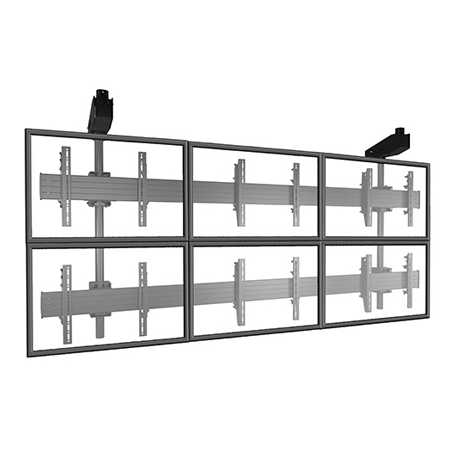 Support suspendu pour mur d'image Fusion CHIEF - 3x2