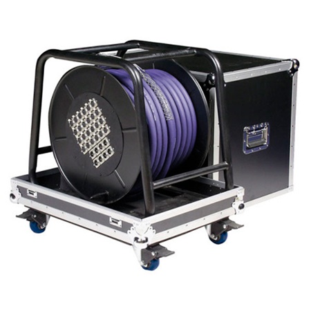 Flight-case pour 1 multipaire sur enrouleur COBRAX DAP AUDIO