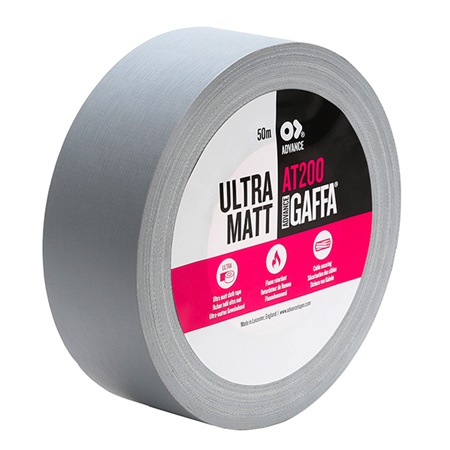 Gaffer Mat standard ADVANCE GAFFA AT200 - 50mm x 50m Gris