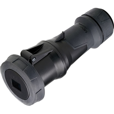 Fiche femelle NOIRE P17 PowerTop IP67 63A tétrapolaire - 400V (3P+N+T)