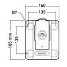Support mural inclinable ERARD PRO pour moniteur LCD - VESA 200