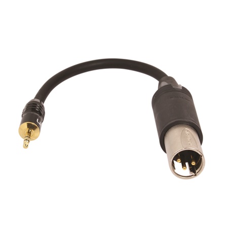 Cordon adaptateur DMX pour DarkLight-XLR 3p ConvertCon-Jack 3,5mm mâle