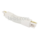 XTS23-3 - Angle 0 à 360° flexible pour rail 3 allumages blanc NORDIC ALUMINIUM