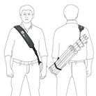 Courroie d'épaule MANFROTTO pour trépied Babylight