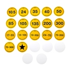 Lot 4 bouchons arrière d'objectif personalisable pour objectif NIKON