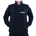 Bodywarmer 93% polyester NOIR 230 g/m² - STAFF - XL