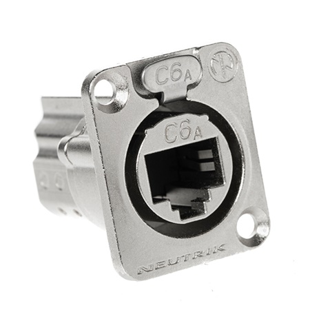 Embase etherCON RJ45 Cat6a série D NEUTRIK NE8FDX-P6