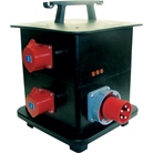 Coffret P17 125A tétra vers 4 socles P17 32A tétra portable