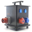 Coffret tétra 125A vers 1 x 63A tetra, 1 x 32A tetra, 1 x 32A mono