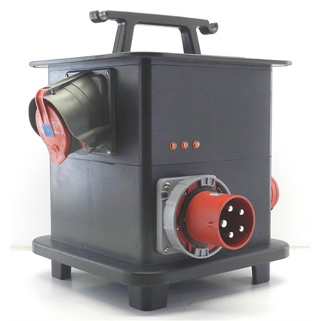 Coffret tétra 125A vers 1 x 63A tetra, 1 x 32A tetra, 1 x 32A mono