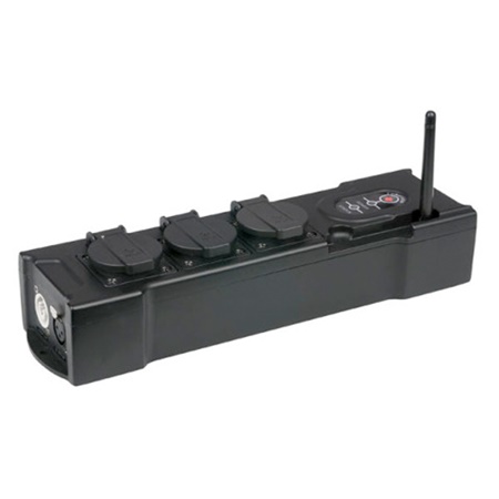 Multiprise Powercon 3 PC + récepteur W-DMX SHOWGEAR