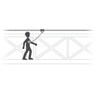 Longe simple avec absorbeur d'énergie intégré PETZL Absorbica-I - 80cm