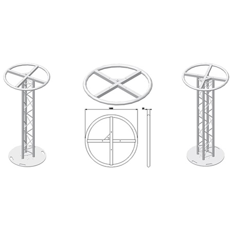 Barre de totem en cercle 1m de diamètre pour SX/SZ290 ASD