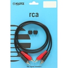 Cordon 2 CINCH mâle - 2 CINCH mâle - longueur 1 mètre KLOTZ CABLES