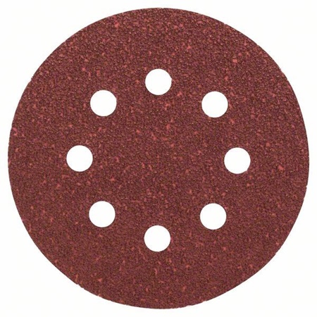 Lot de 5 disques abrasifs 125mm grain 60 pour ponceuse - BOSCH