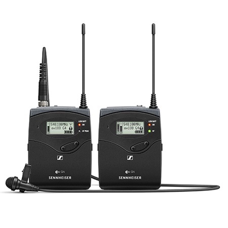 Système HF portable EWG4 série 100 avec cravate omni ME2 Sennheiser