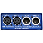 Boîtier broadcast 2IN/2OUT XLR vers USB réglage 44.1/48/96 kHz ARX