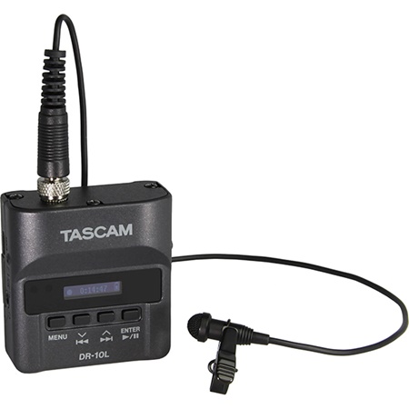 Enregistreur numérique portable avec micro cravate DR10L Tascam