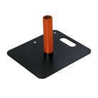 Embase lourde WENTEX Pipes and Drapes - 450 x 450mm - 8kg - Noire