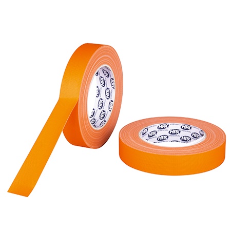 Gaffer Tissé économique HPX - 25mm x 25m Orange Fluo