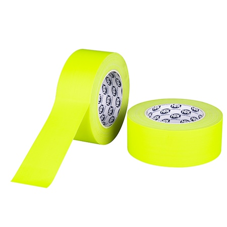 Gaffer Tissé économique HPX - 50mm x 25m Jaune Fluo