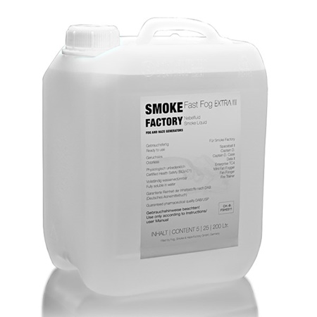 Fluide à fumée FAST EXTRA Smoke Factory - effet CO2 - (5L)