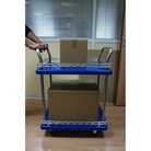 Servante double plateau en polypropylène multi usage