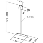 Colonne prestation ERARD PRO Event Lite pour écran LCD