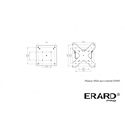Plaque d'adaptation VESA 400 pour colonne ERARD PRO Event