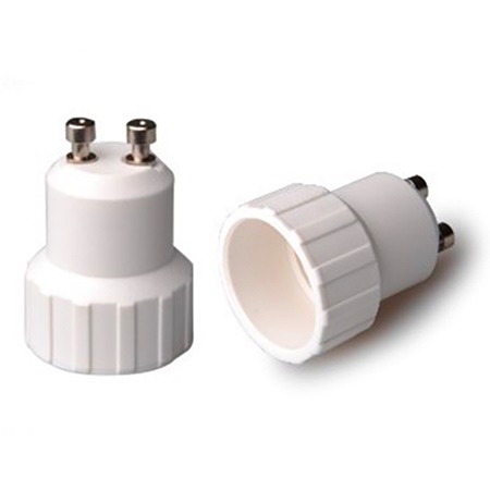 Adaptateur/Réducteur de douille GU10 mâle en E14 femelle
