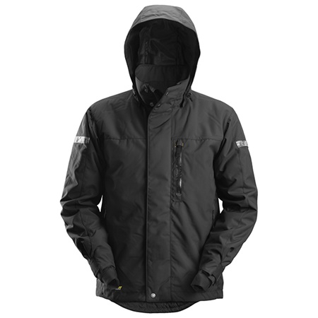 Veste d'hiver imperméable Snickers AllroundWork - noire - Taille XL
