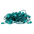 Guirlande foraine ronde E27 - 30m - 60 douilles - Verte - BE1ST PRO