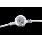 Guirlande foraine ronde B22 - 10m - 20 douilles - Blanche - BE1ST PRO