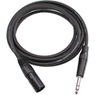 Cordon XLR 3 mâle - JACK Stéréo mâle - longueur 1m