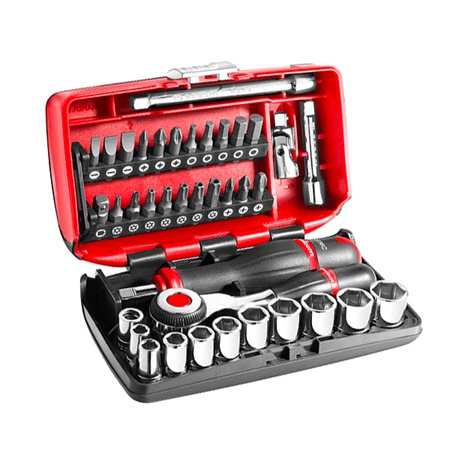 Coffret douilles 1/4 6 pans métriques - R.360NANO- FACOM