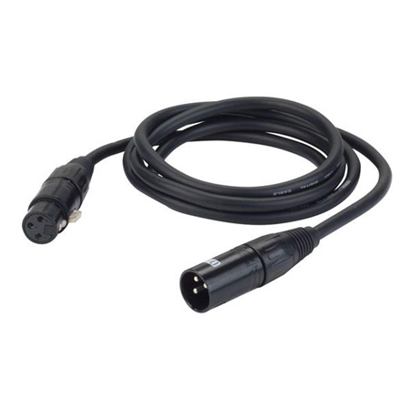Cable DMX standard avec connecteurs XLR 3 longueur 3m