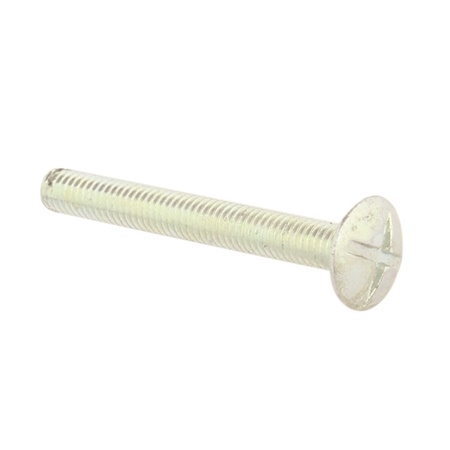 Lot de 25 boulons poêliers à tête cylindrique bombée 6 x 50mm