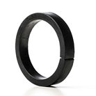 Anneau SNAP en caoutchouc pour structure Ø50mm - noir - sachet de 16
