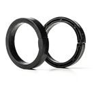Anneau SNAP en caoutchouc pour structure Ø50mm - noir - carton de 200