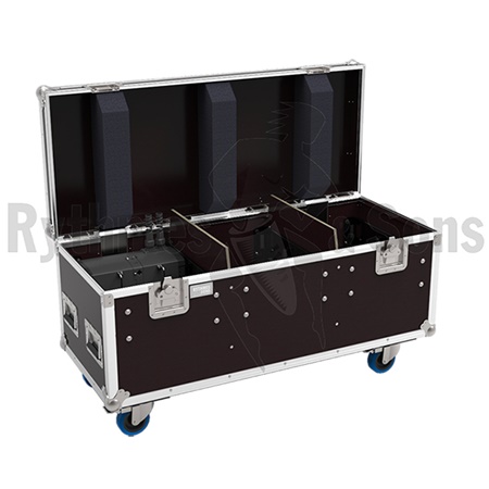 Flight-case type malle Rythmes et Sons pour 6 palans Verlinde SR1