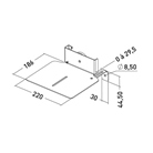 Tablette caméra pour pied ERARD PRO Standit 600