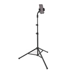 Pied de micro avec support universel orientable smartphone 19749 K&M