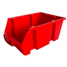 Bac emboitable et superposable rouge - Capacité : 10l